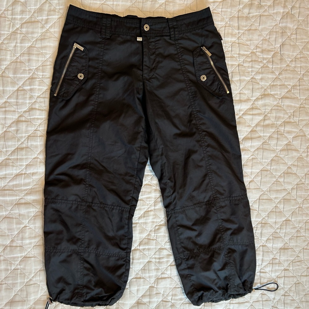 Rare Y2K Bebe sport deadstock cargo capri pants size XS
